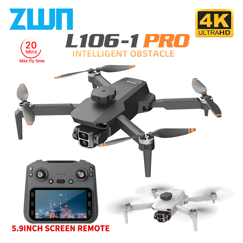 Rc Helicopter Case - L106-1PRO Profesjonalny Dron GPS z Kamerą